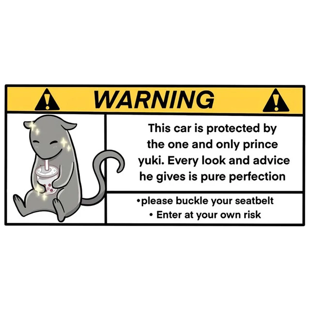 Levi Ackerman Warning Stickers – Anime Grove