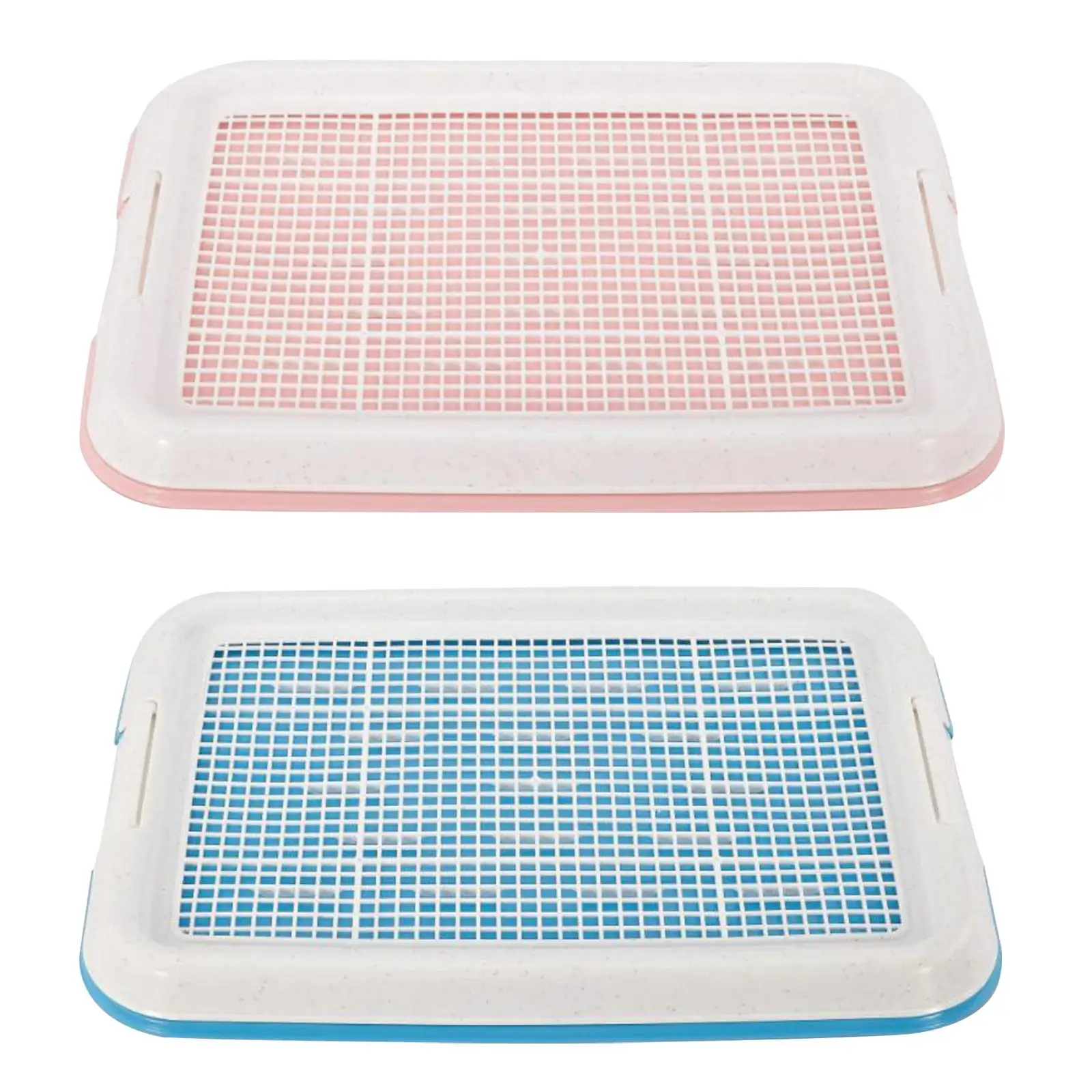 Dog Potty Toilet Training Tray Indoor Easy to Clean Puppy Pee Pad Holder Mesh Potty Training Tray for Puppies Small Size Dogs