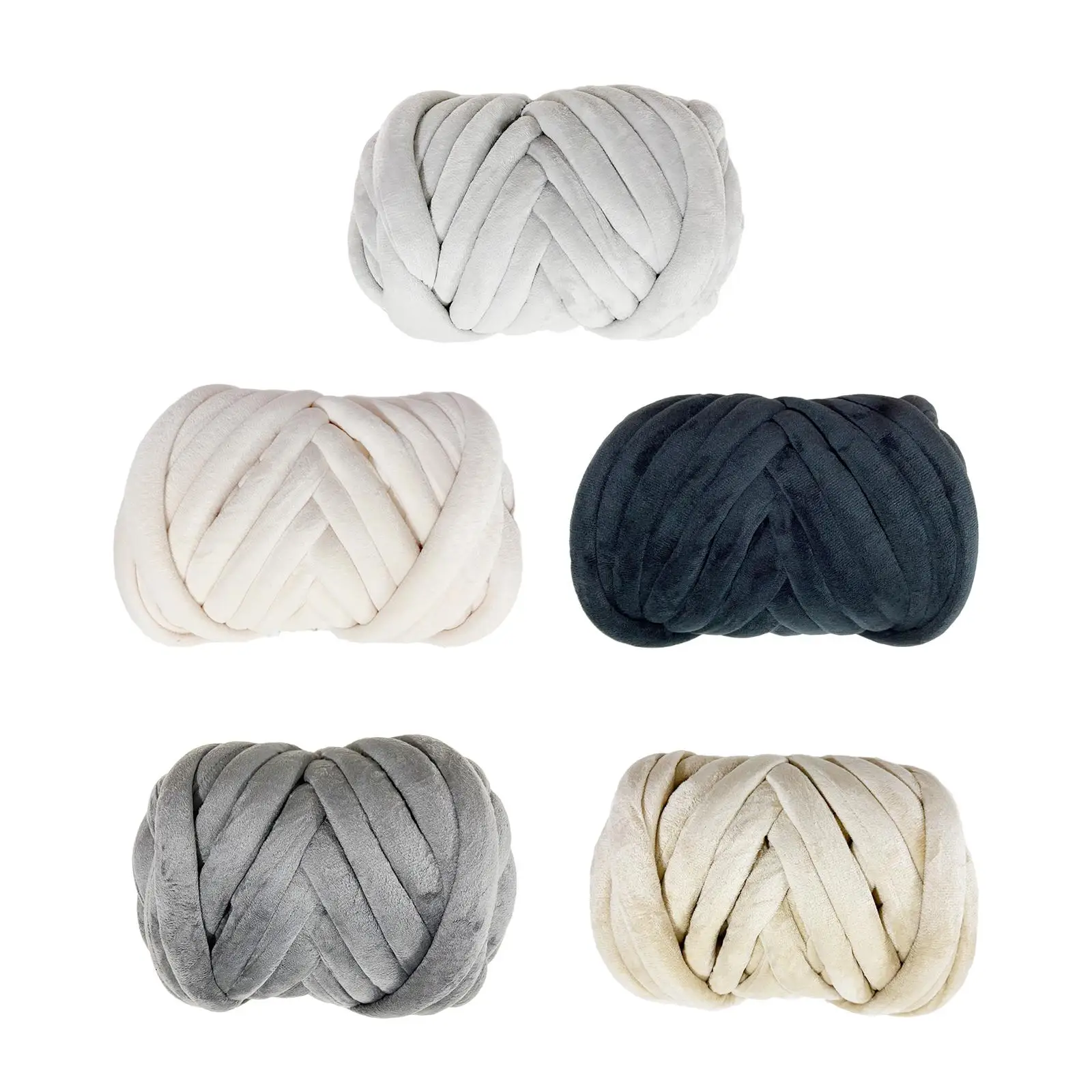 Chunky Yarn Washable Length 787.4inch Arm Knit Yarn for Pet Bed Throw DIY