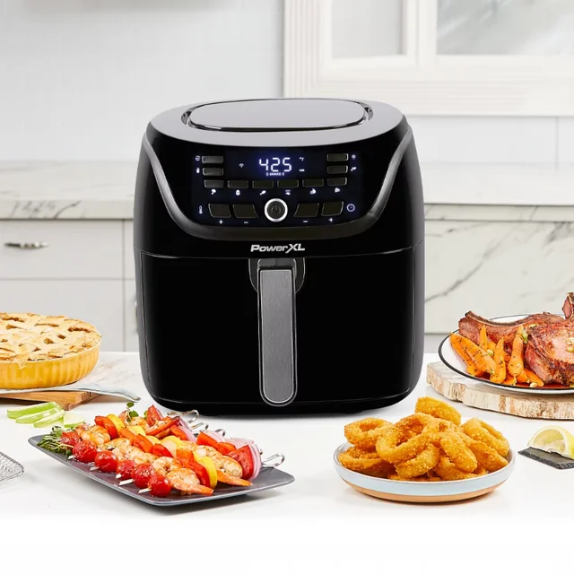 PowerXL Air Fryer Pro Plus Extra-Large 12 Quart Air Fryer Oven  Multi-Cooker, Stainless Steel, 1700 Watts - AliExpress