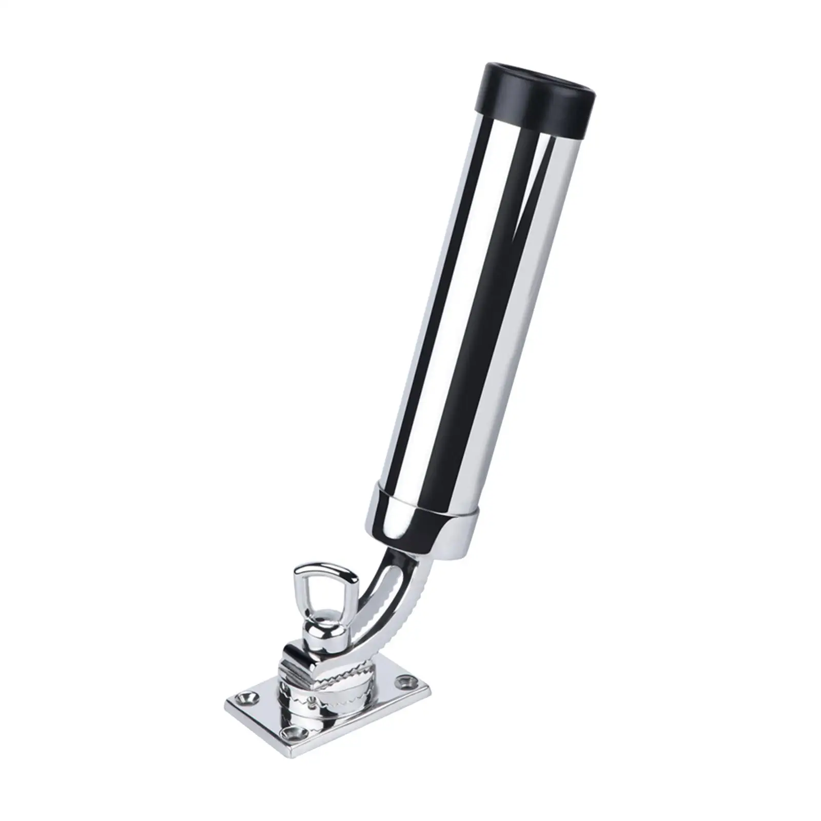Stainless Steel Fishing Rod Holder Bracket Supporting Accessories Rail Mounting Premium Fishing Pole Holder Rail Mounted Clamp
