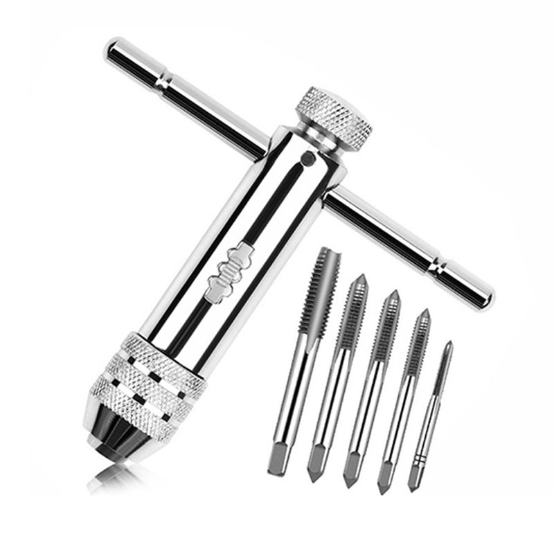 Machinist M3M8 Reversible T Bar Handle Ratchet Wrench Holder For Tap