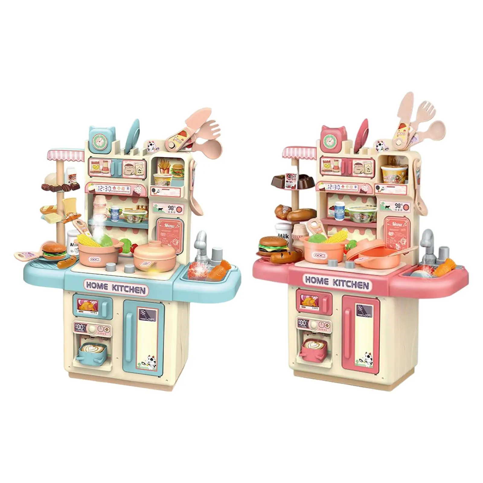 Set with Cookware Accessories Interactive Toys for Toddlers