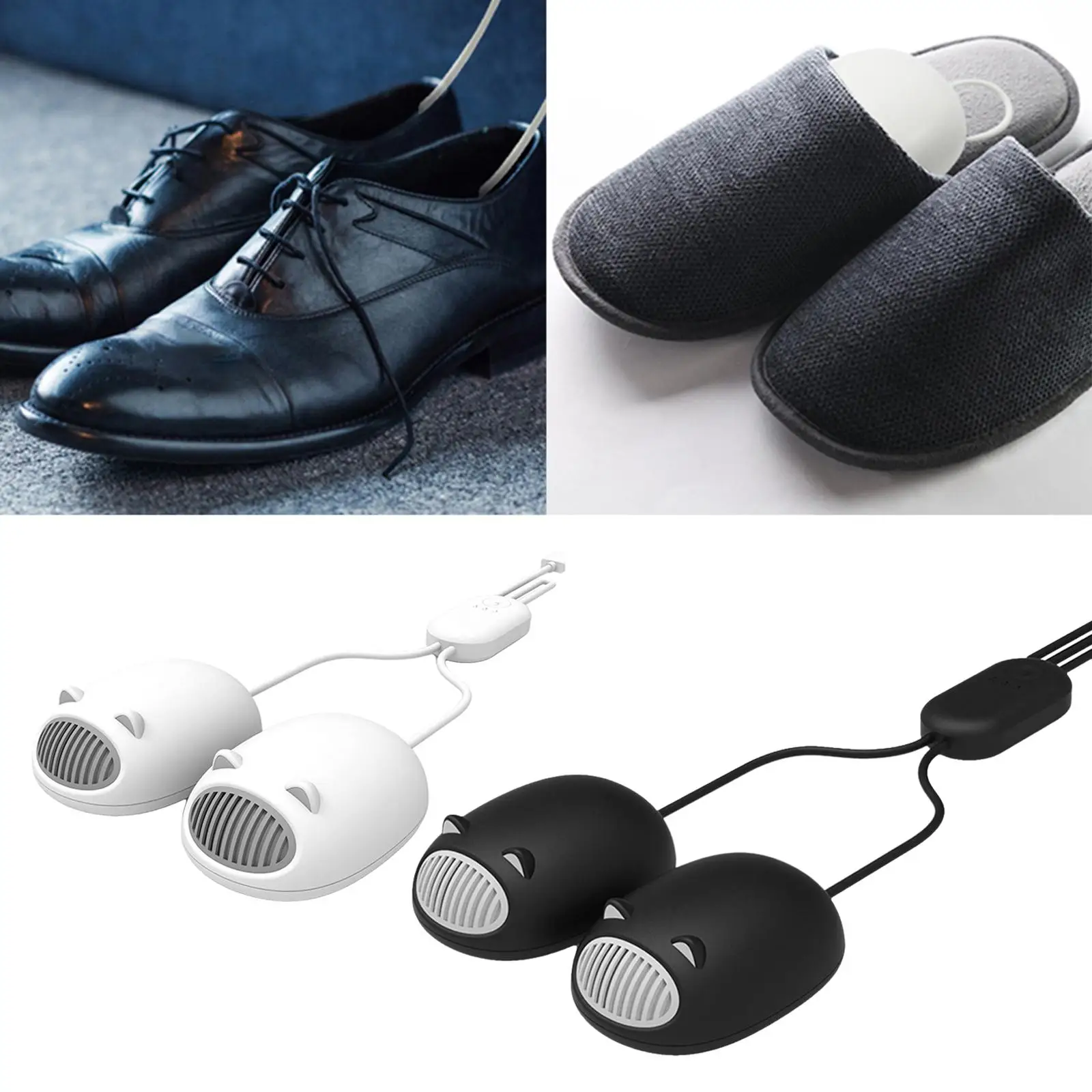 Portable Boot Shoe Dryer Fast Dryer Eliminate Bad Odor Household No Noise Length Adjustable Mini Socks Shoes Gloves Hats