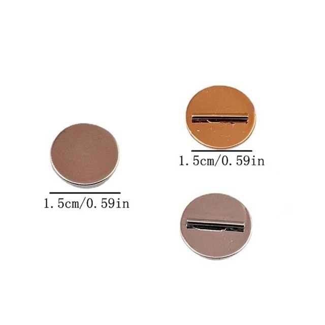 LIANXUE 5Pcs Strong Magnetic Brooch Converter Pin Keepers Harm-Free  Clothing Magnet Buckle Tie Free Clothing Mini Brooch Adapter