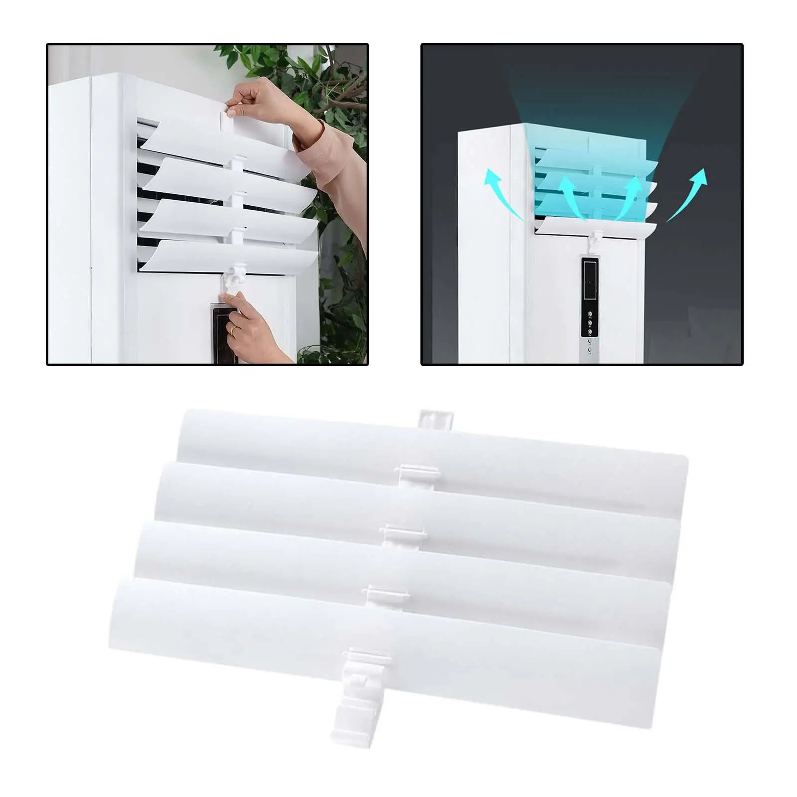 Vertical Air Conditioner Wind Deflector Outlet Air Baffle Wind Direction for Home Office air Conditioning Deflector