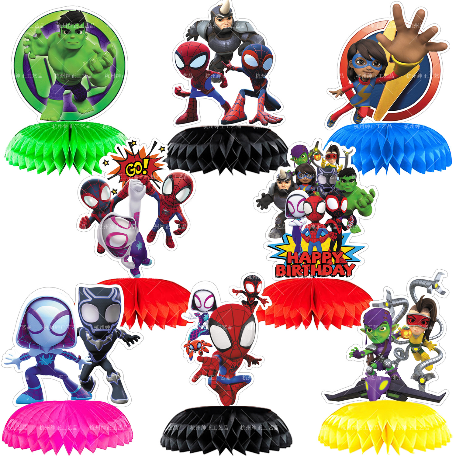 spiderman ornament set