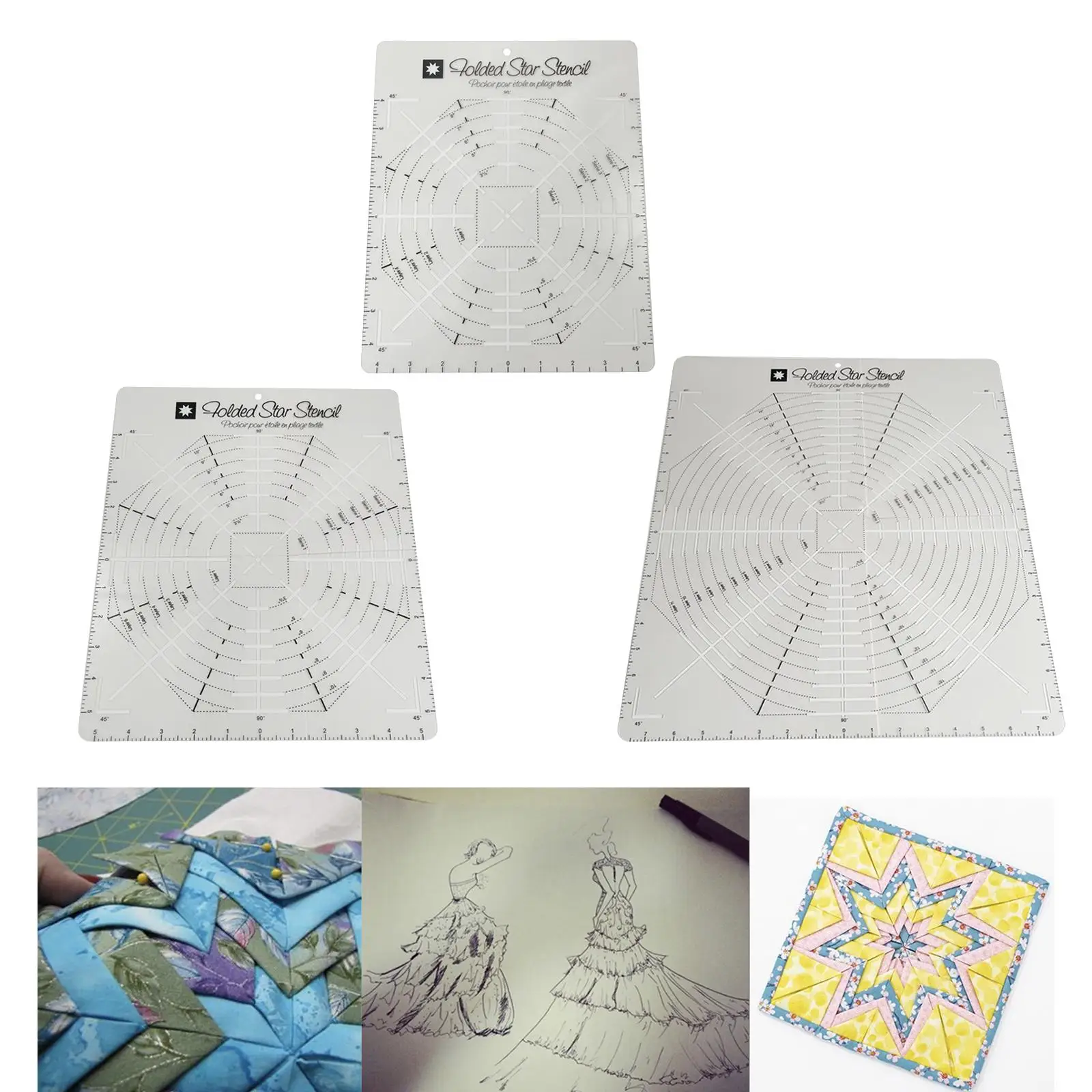 Sewing Template Patchwork Quilting Ruler for Pattern Maker Domestic Sewing Machine