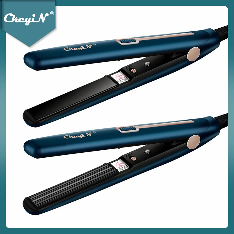 Best of CkeyiN Automatic Hair Curler Corrugated Flat Iron Curling Irons Professional Straightener Curly Iron Tongs Hair Waver Crimpers Reviews & Tips