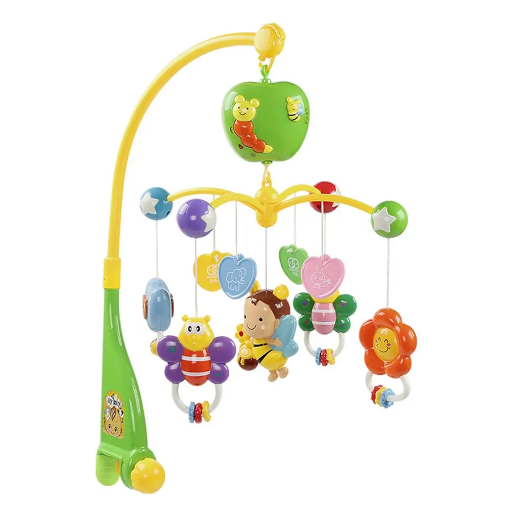Baby MusicalMobile, Infant Bed Decoration Toy Hanging Rotating Bell with Melodies 