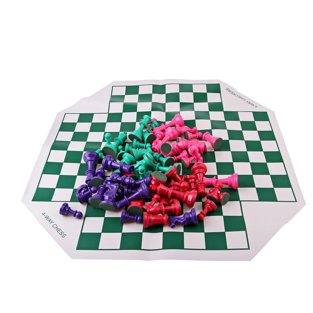Soft Folding Chess Board Chessman Portable Set High Quality Games Camping Travel Home