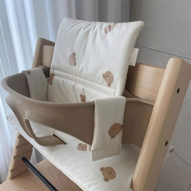 Coussin Chaise Haute Bébé - Housse Épaissie Motif Animal Anti-Tache Pour Poussette