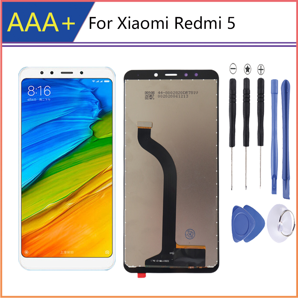 ЖК-дисплей с сенсорным экраном и рамкой для Xiaomi redmi 5 | AliExpress