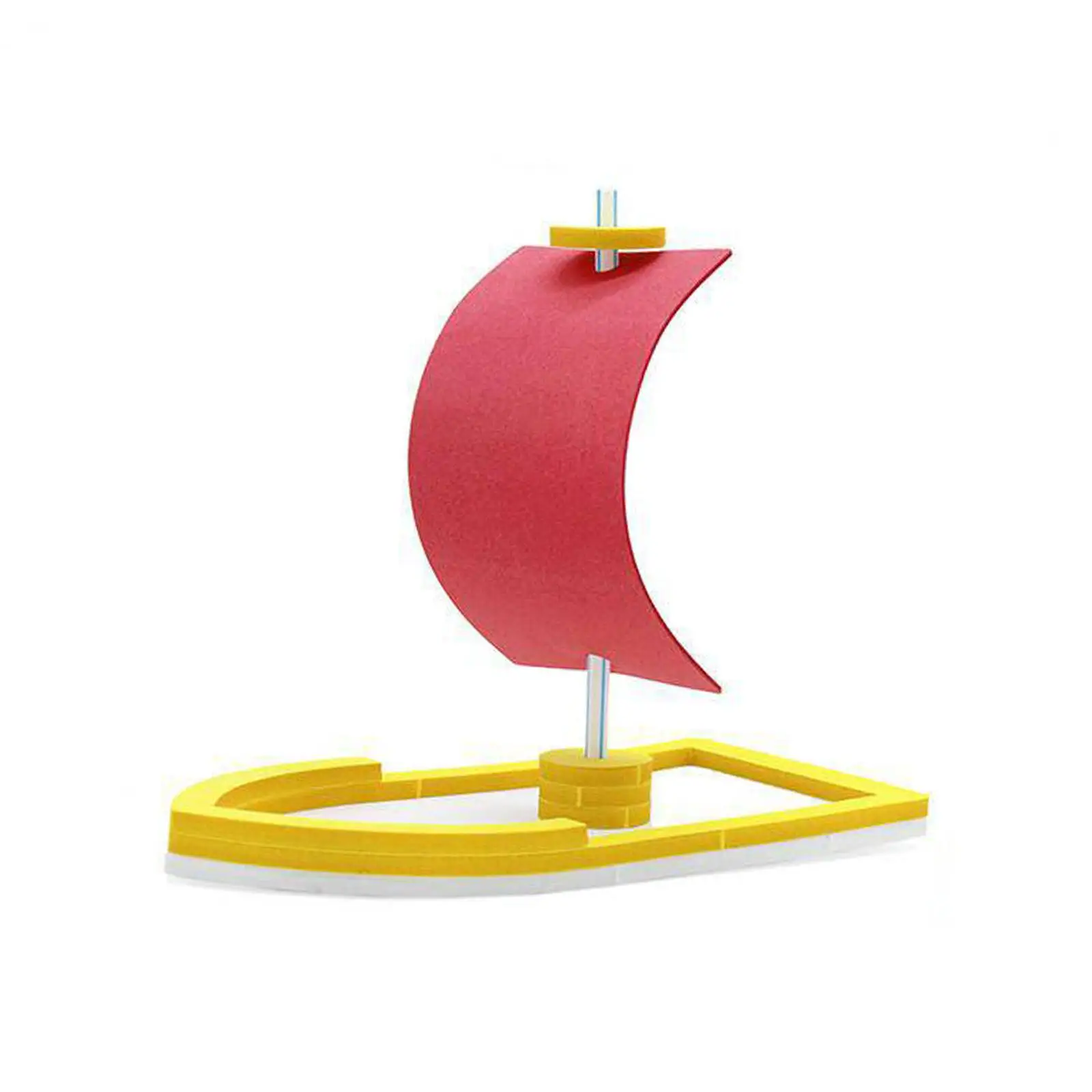 Creative 3D Sailing Ship Puzzle, Scientific Building Toy, Physics Novelty ,Stem