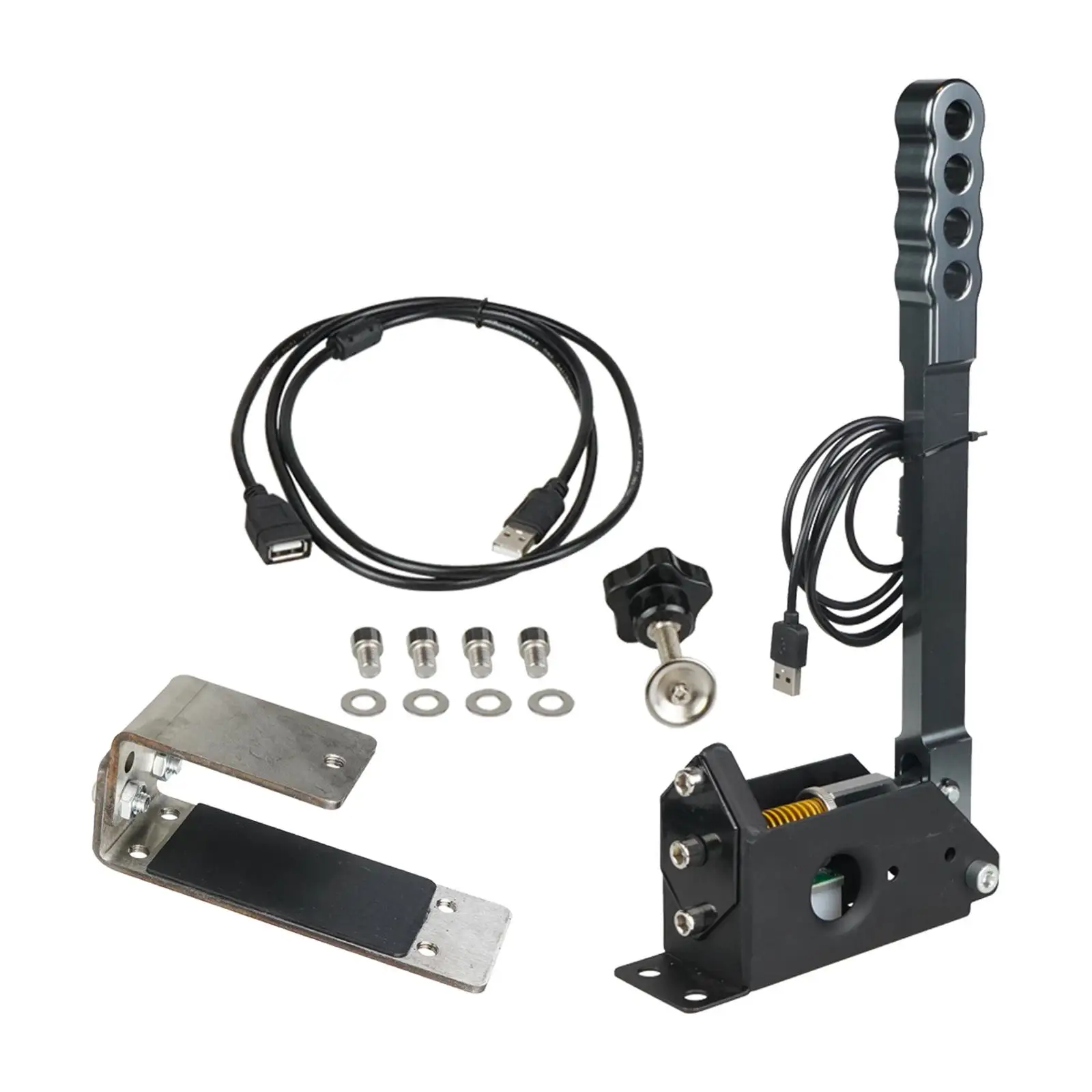 Handbrake Plug and Play 14 Bit Premium Adjustable with Fixing Clip Game Peripherals Handbrake for Logitech G29 Racing Games