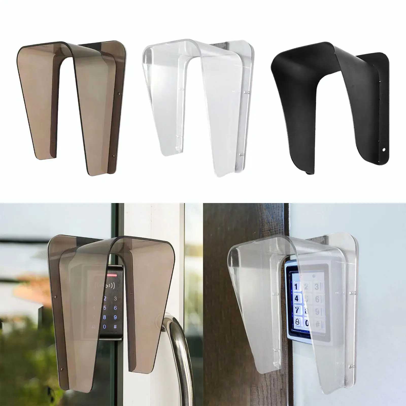 Doorbell Rain Cover Universal Doorbell Protector Rain Shield for Fingerprint Access Controller Access Control Keypads