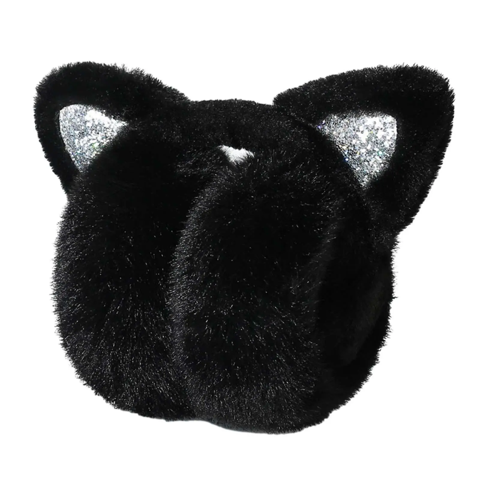 Earmuffs Soft Women Premium Foldable Ear Warmers Winter Ear Muffs Ear Cover for Outdoor Cycling Traveling Skating Cold Weather