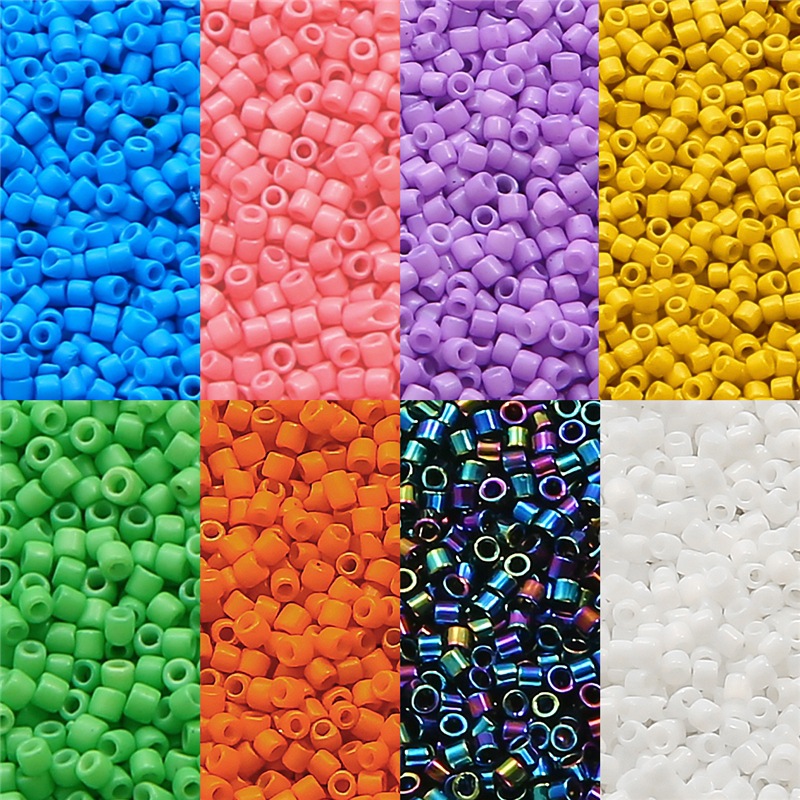 2mm Glas Seed Bead Lose Spacer Tschechische Perle Für Schmuck Machen Armband Halskette Ohrringe Zubehör Perlen Material – Detail 2