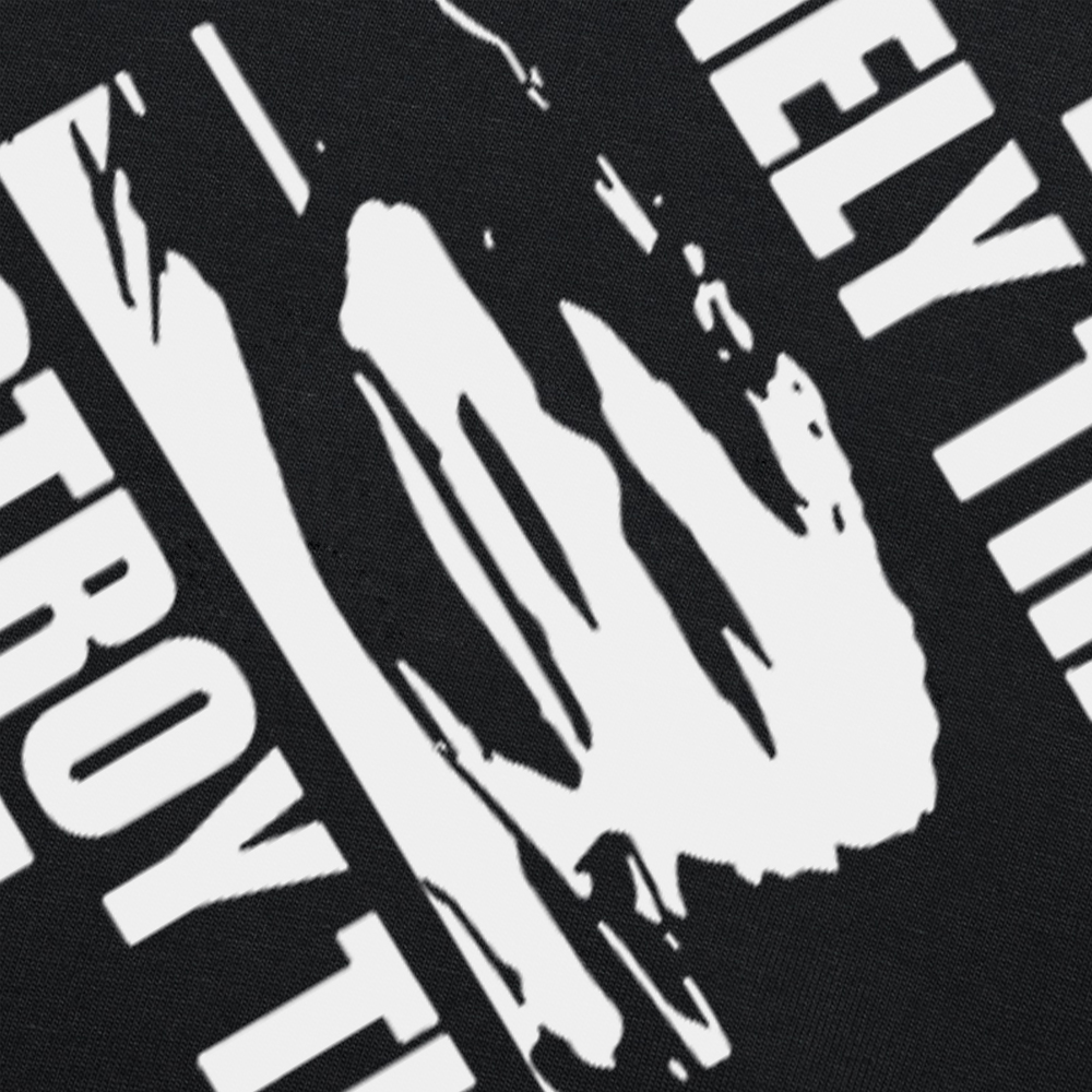 Einsam, Dass Zerstören Dieses Unisex T Shirts Mode Rundhals Männer Buchstaben Drucken T-shirts Casual Übergroßen Mann Streetwear – Detail 4
