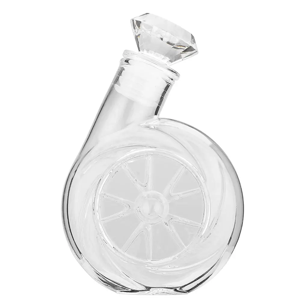 17Glass Decanter with Stopper for Brandy Juice Water European Style