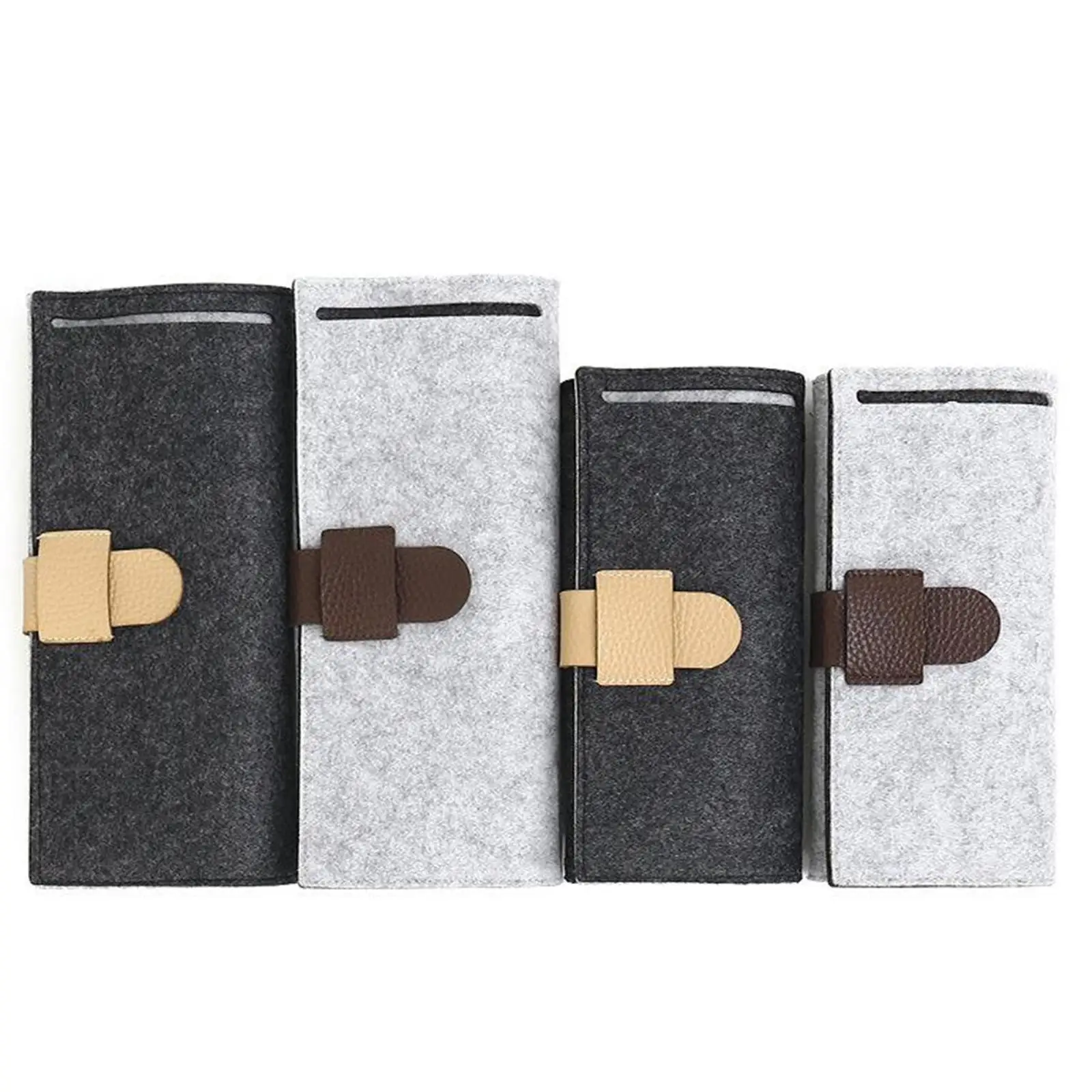Foldable Secure Roll Jewelry Storage Bag Non-Woven Fabric Compact for Travel