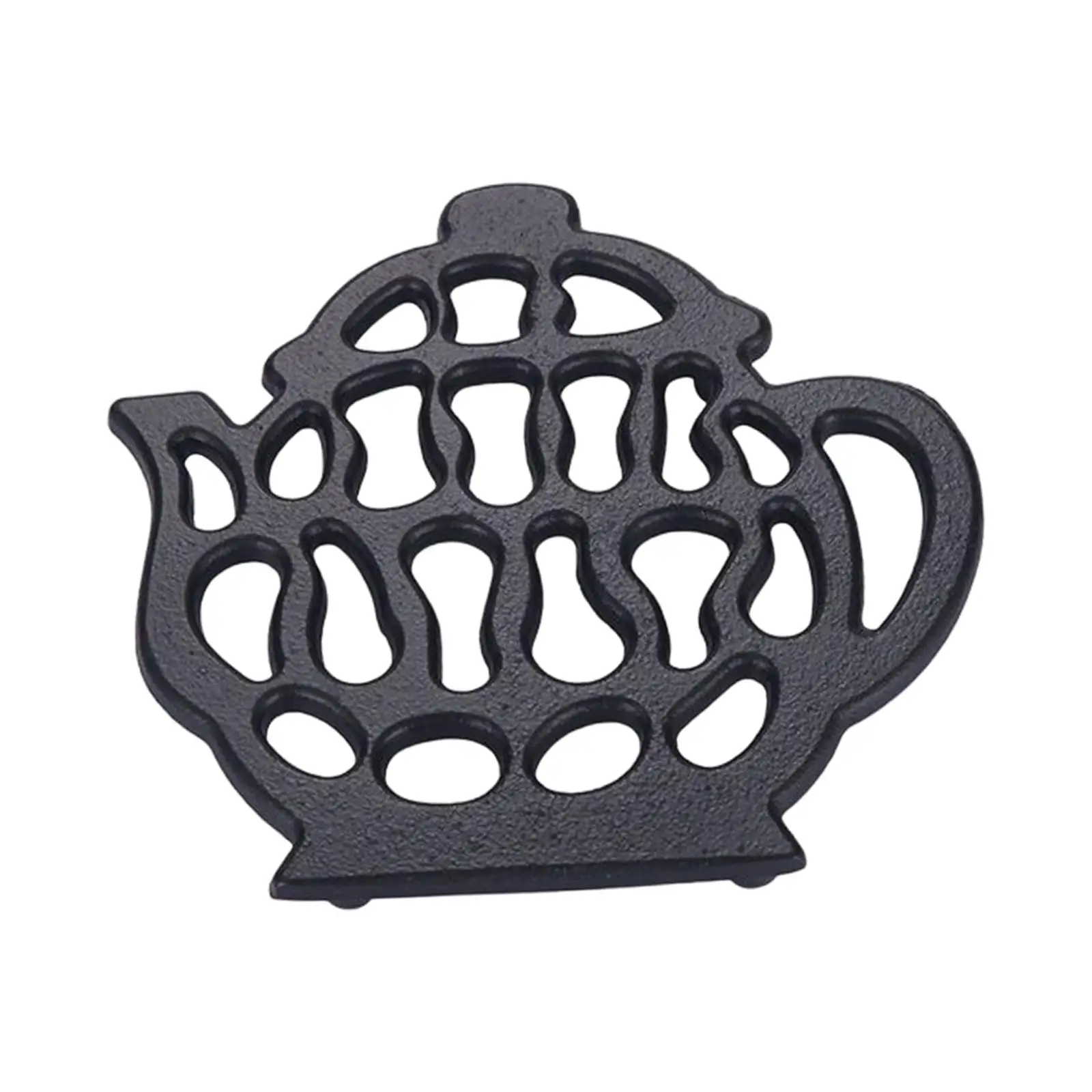 Teapot Cast Iron Trivets Heat Resistant Vintage Exquisite Insulated Pad Thermal Holder Teaware for Kitchen Pots Pans Dishes Cup