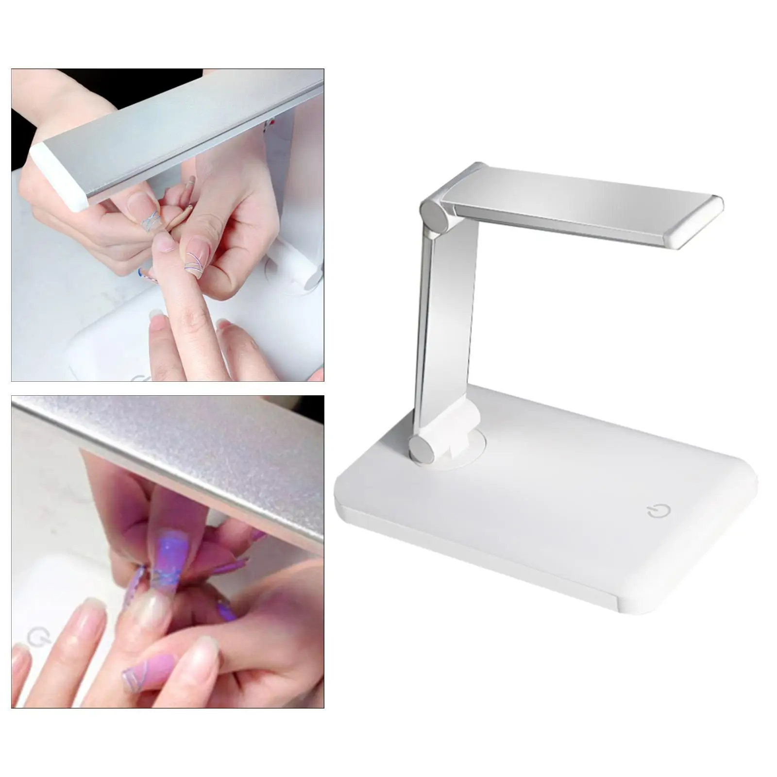 12W LED Nail Lamp Light Nail Dryer, 10 LED Beads Touch Control USB Professional Gel Polish Light for Nail Art Tools Salon