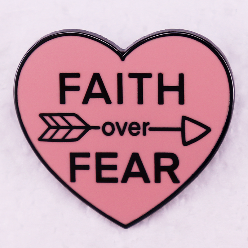 Heartfelt Christian Heart Enamel Pin