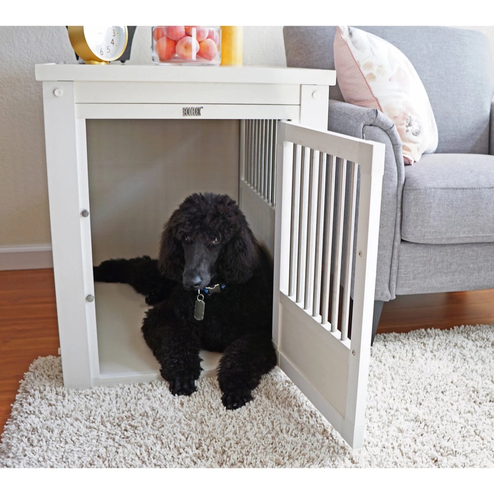 Title 10, Dog Crate End Table - Antique White Large Free ...