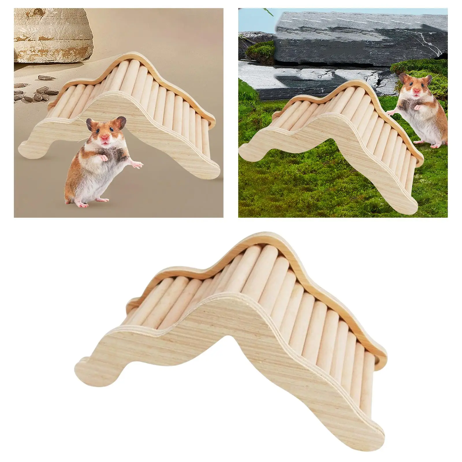 Hamster bridge Exercise Toy Decorative Gift Platform Climbing stairs Finches Parrots Pet Mice Activity