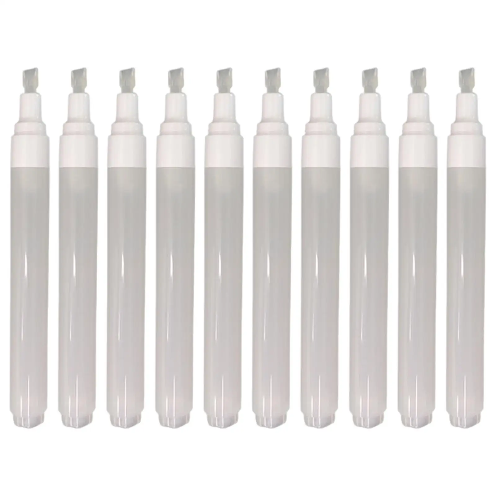 10Pcs Blank Tubes Lip Gloss Cosmetic Empty Refillable Pen for Illustration Drawing