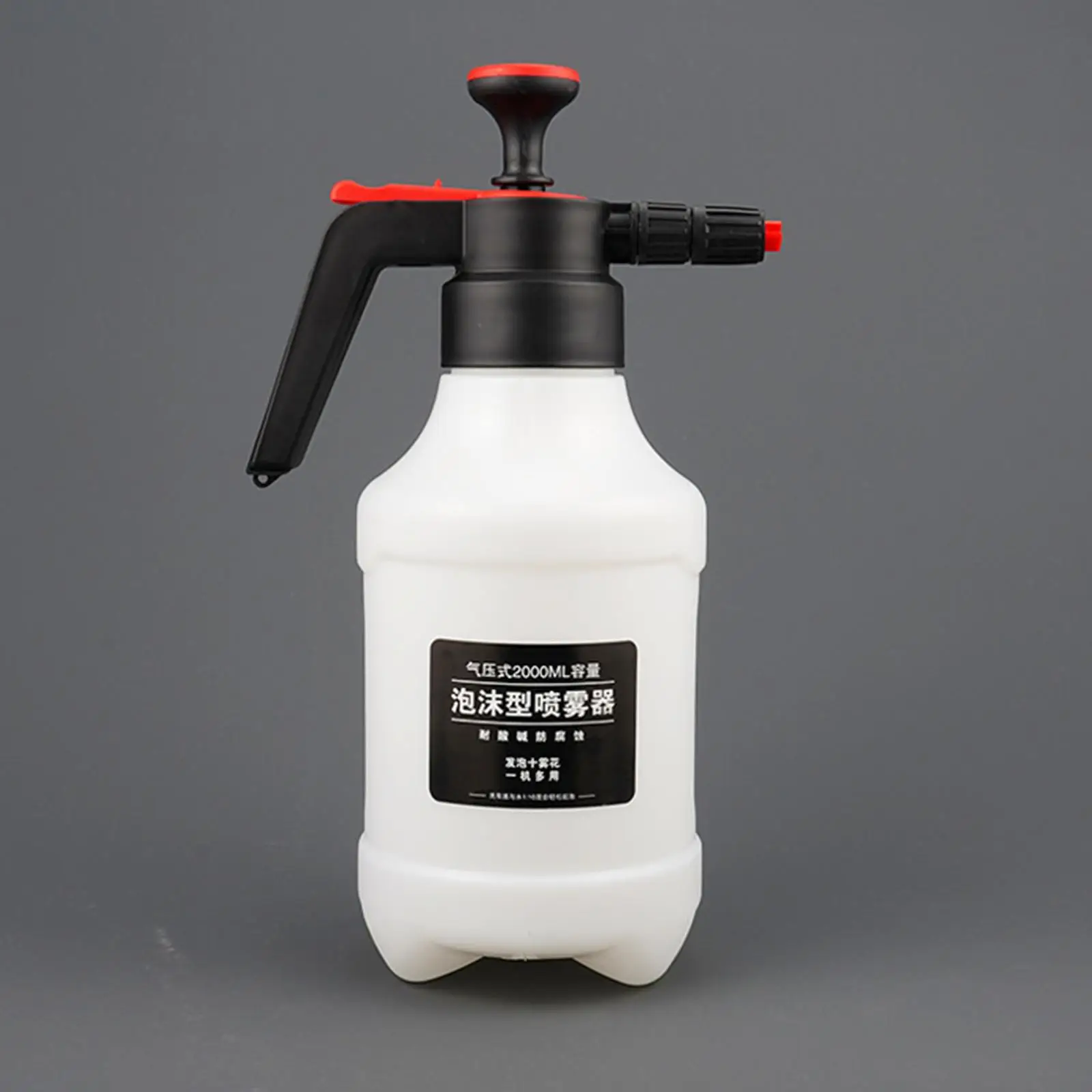 Hand Pump Pressure Sprayer, Foam Sprayer for Home, Lawn, Garden, Car Detailing and Home Window Cleaning, with 3 Spray Nozzles