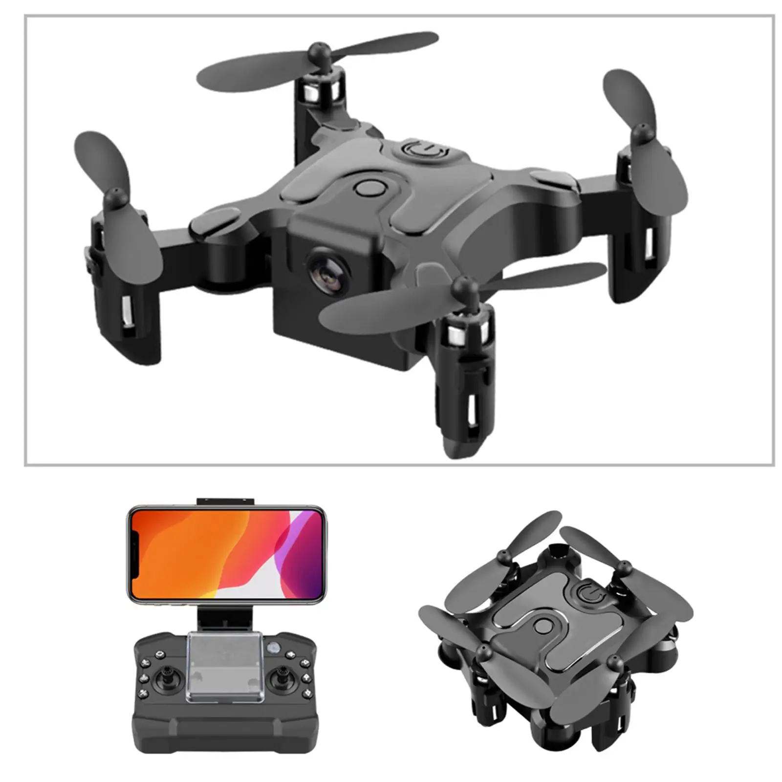 Foldable RC FPV DrCamera App Control Quadcopter for Training Beginner