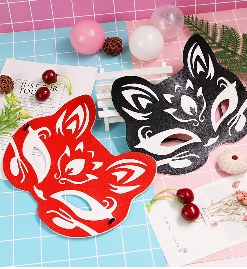 Fox Eye Sm Role Play Mask Leather Accessory For Adults_voghion.com