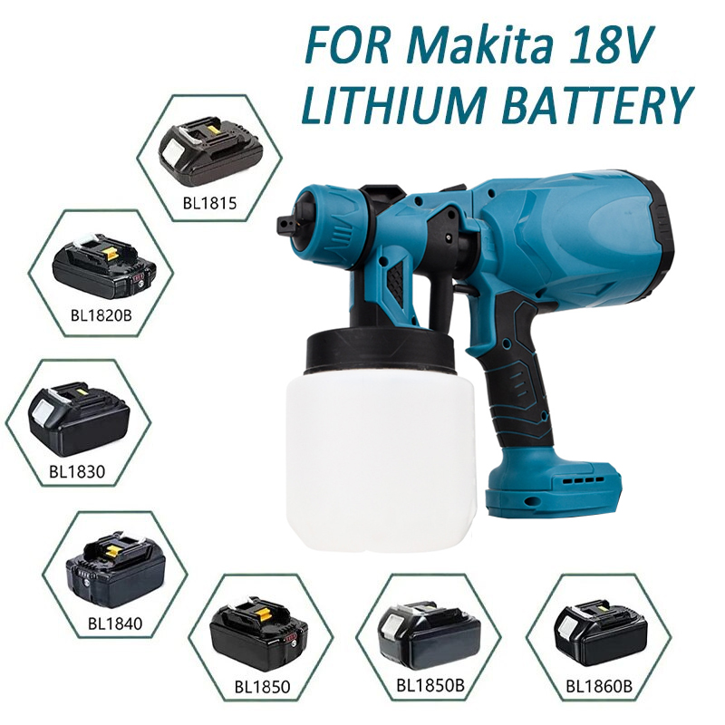 Title 2, Per Makita 18V Batteria 1000ML Pistola A Spruzz...