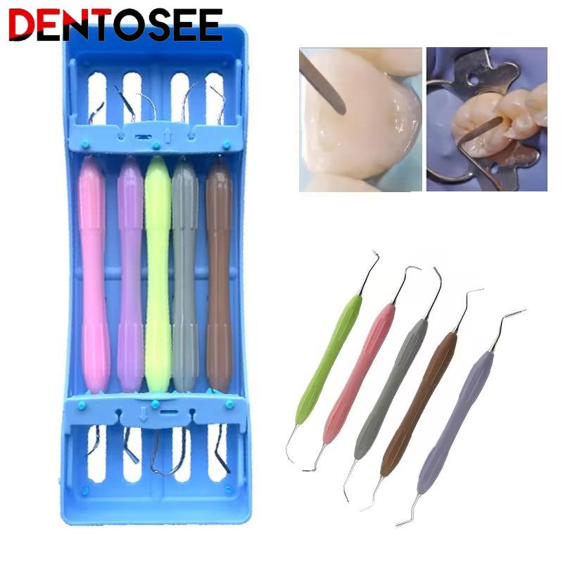 Best of Dental Composite Resin Filling Filler Aesthetic Restoration Kit Silicone Handle Disinfection Rack Instrument Set Dentistry Tools Reviews & Tips