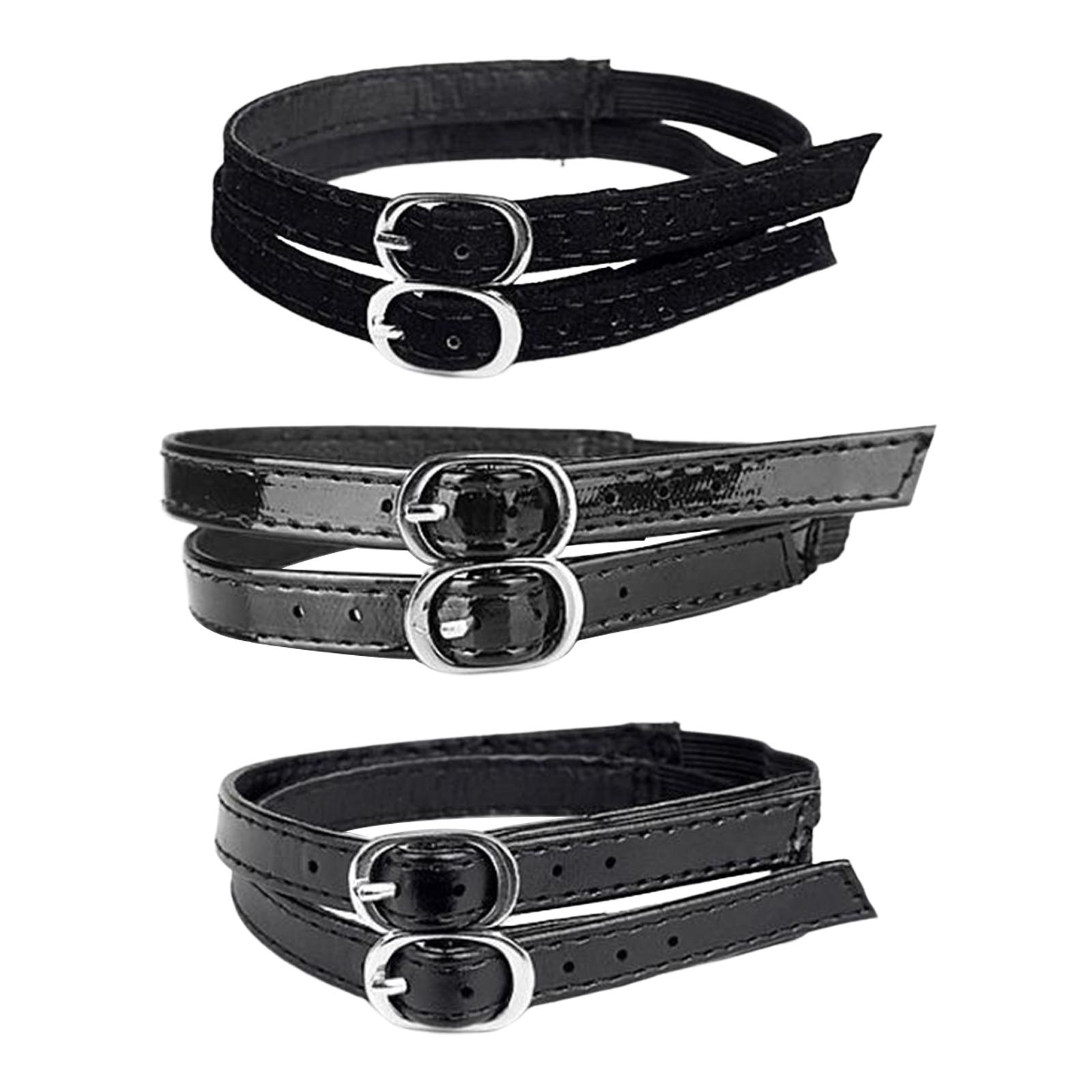 2 stücke Schuh Strap Leder Ankle Krawatte Schnürsenkel Flexible Ersatz Gürtel für – Detail 1