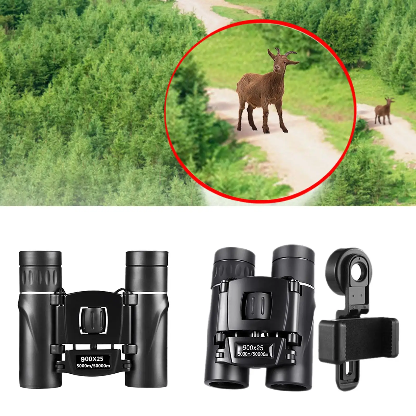 Binoculars Telescope 900x25 Binoculars for Outdoor Activity Sports Hiking