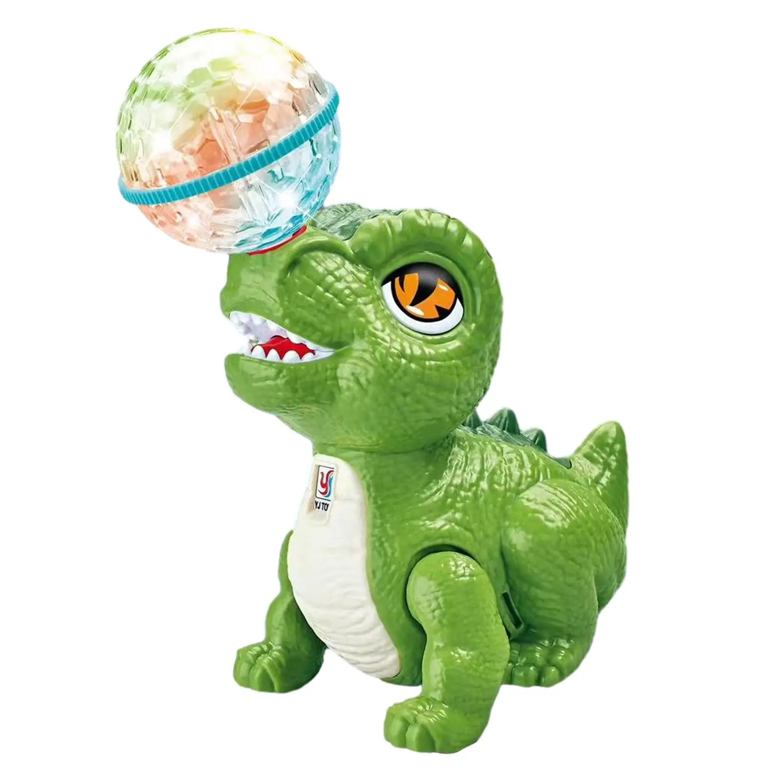 Dinosaur Toys with Light Music Body Balance Forward Rotating for Running Birthday Chasing Early Education Preschool