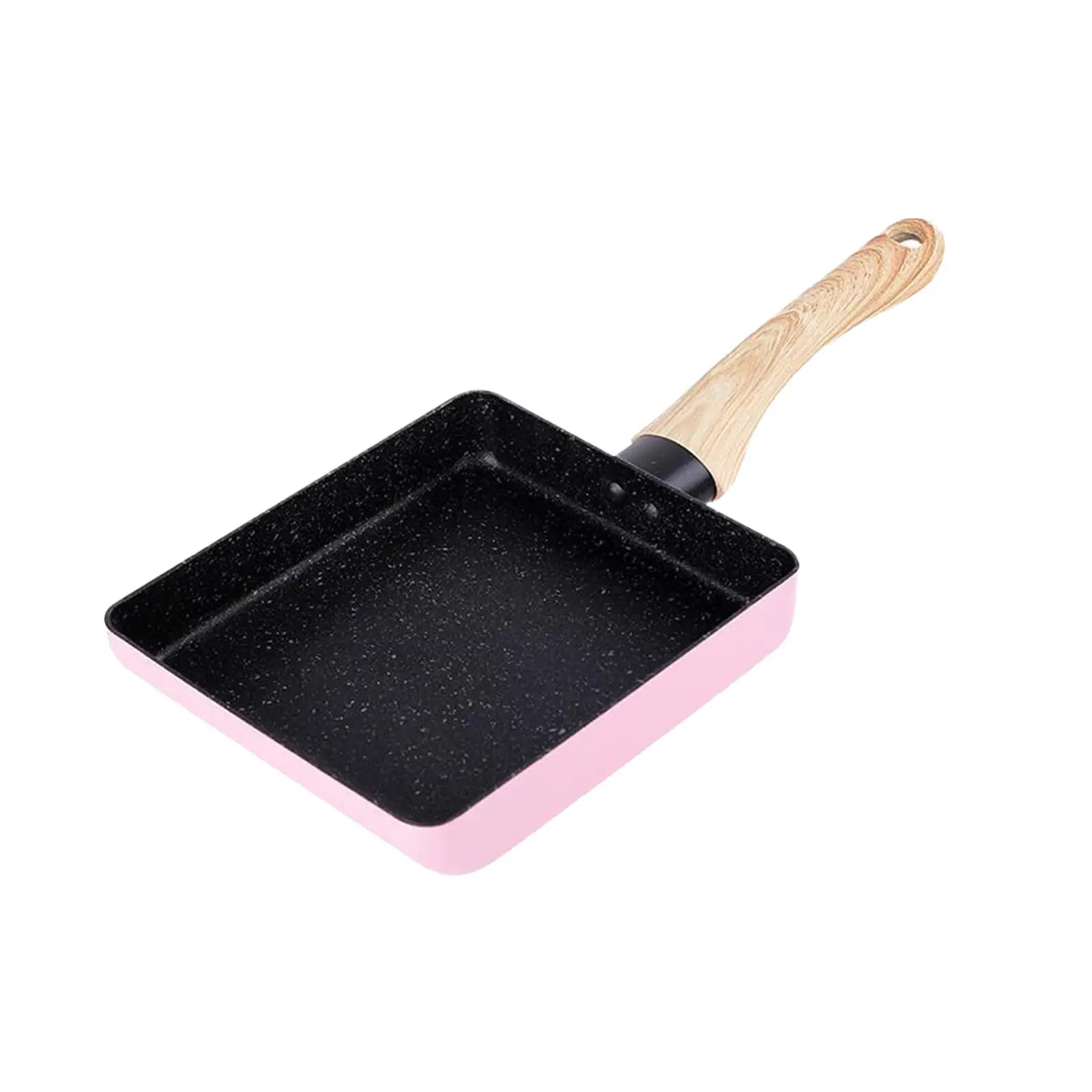 Small Tamagoyaki Frying Pan Rectangle 5x7 inch Japanese Omelette Pan for Fried Breadfish Crab Cake Toast Kitchen Dining Cookware
