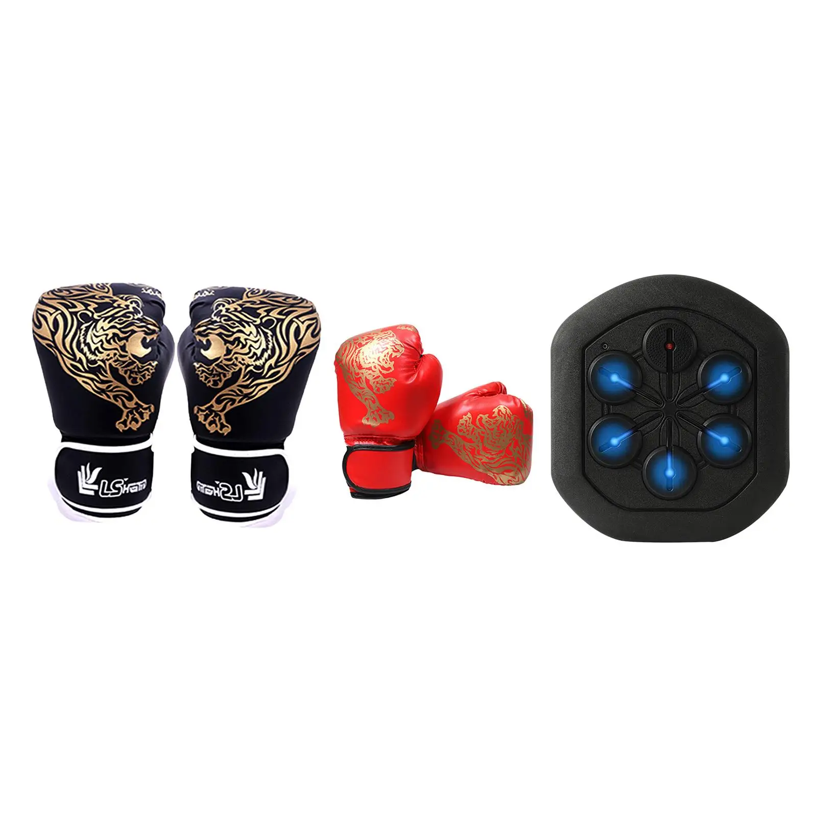 Music Boxing Wall Target for Kids Adults Wall Mounted Boxing Practice Reaction Target Training Equipment Machine Household
