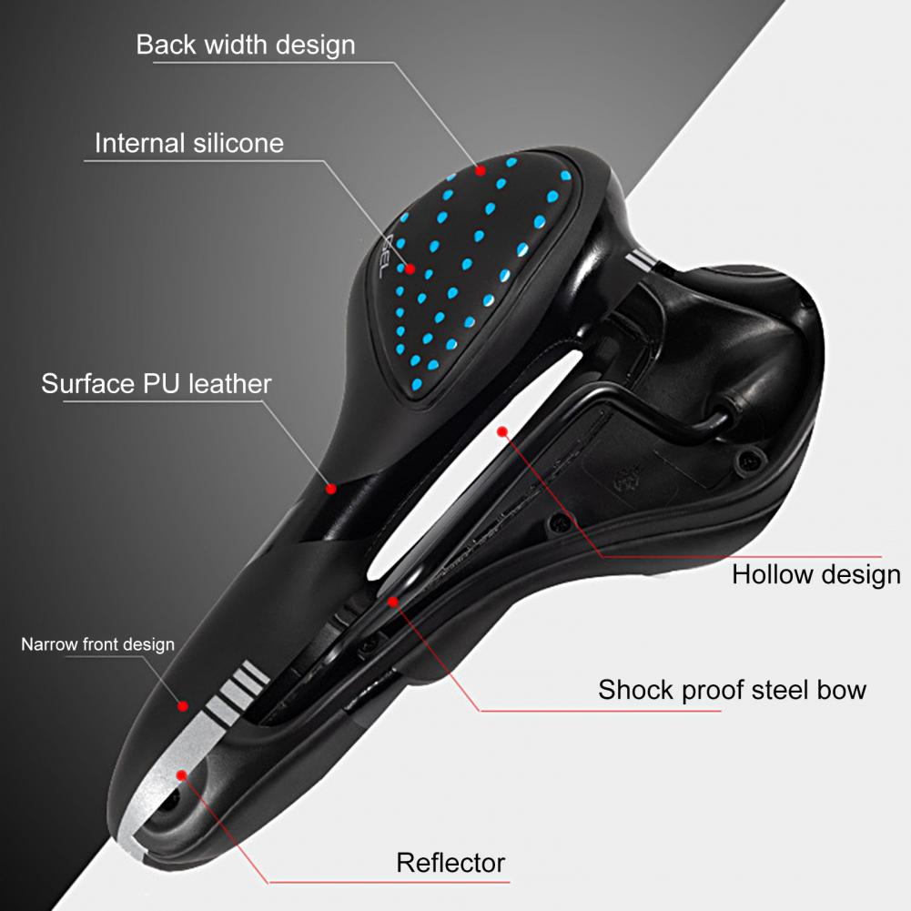 Title 3, Bike Saddle Useful Comfortable Seat Ergonomic ...