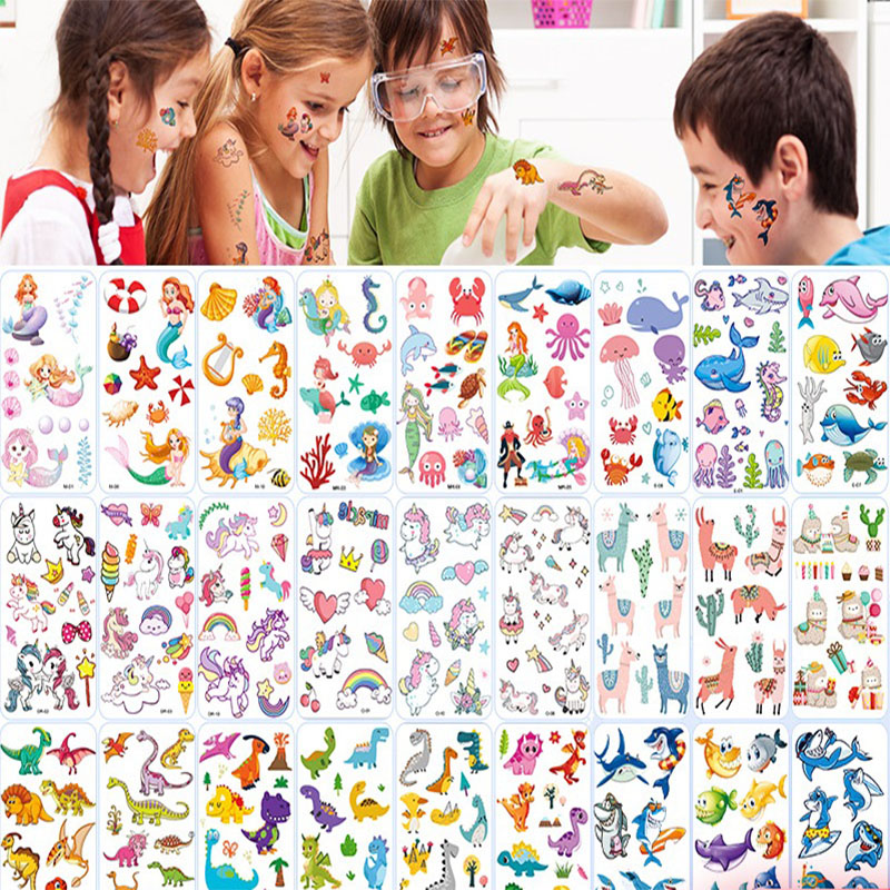 Best of 10PCS New Children&#039;s Temporary Tattoos Body Art Arm Fake Tatoo For Kids Animal Cartoon Tattoos Stickers Fake Tattoo Stickers Reviews & Tips