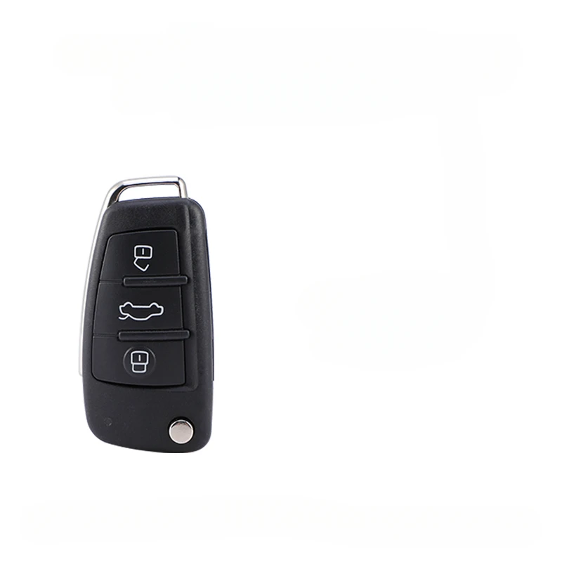 Funda plegable de TPU para llave de coche Audi de tres botones