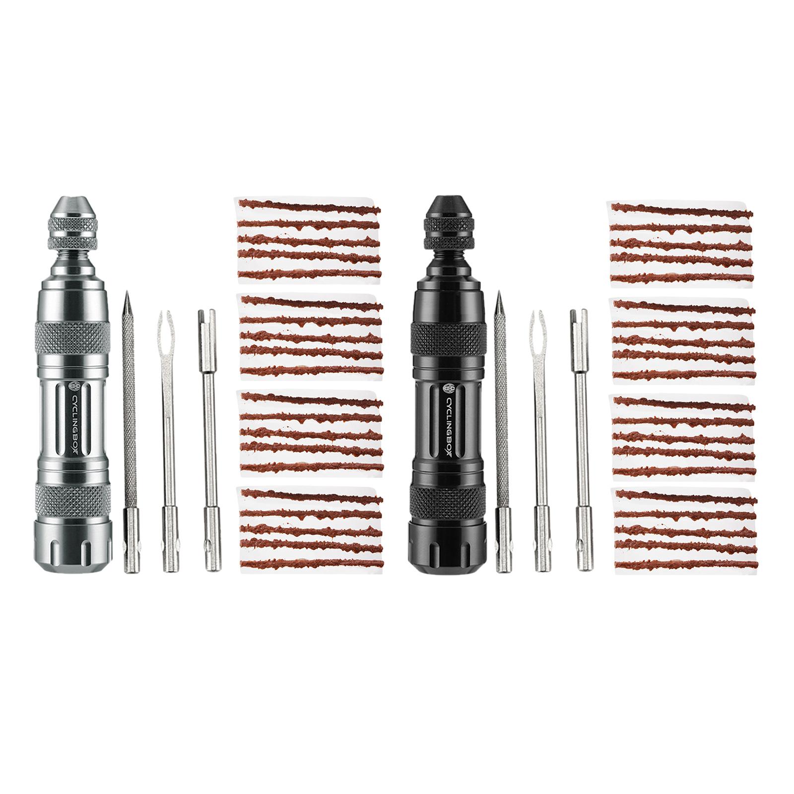 Tubeless Puncture Tire Repair Kit Emergency Car Truck Motorcycle Tyre Strips