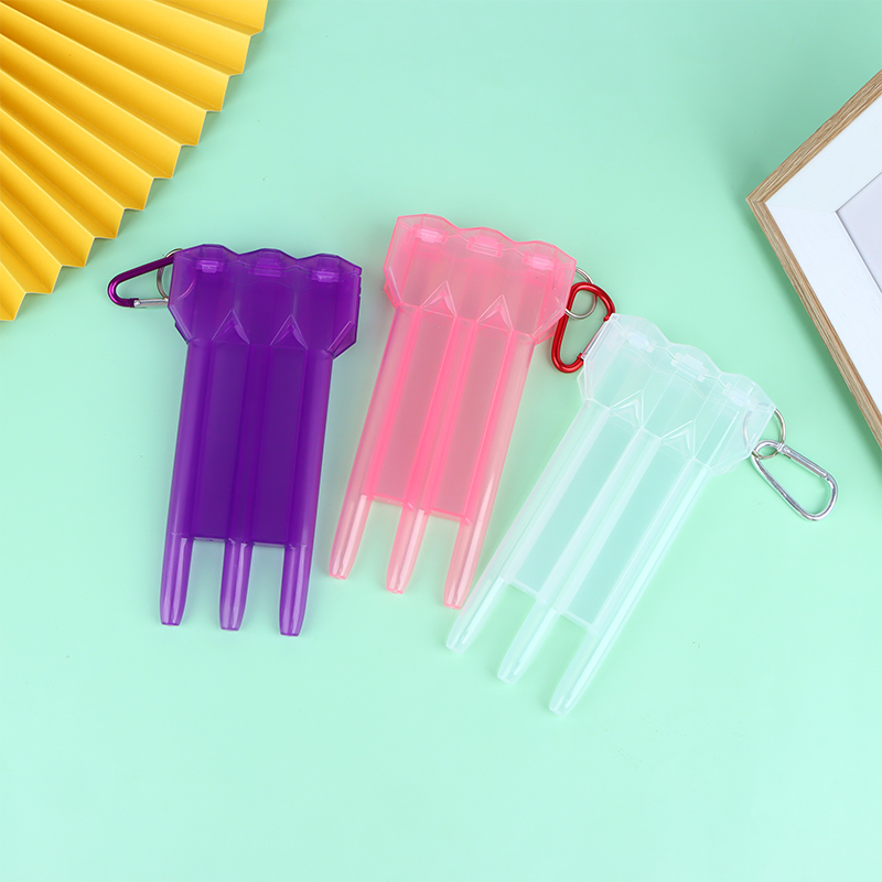 1pc Dartbox tragbare transparente Darts abs Dart Box Schlüssels chloss Schnalle integrierte Universal Dart Box geeignet für die meisten Darts – Detail 4