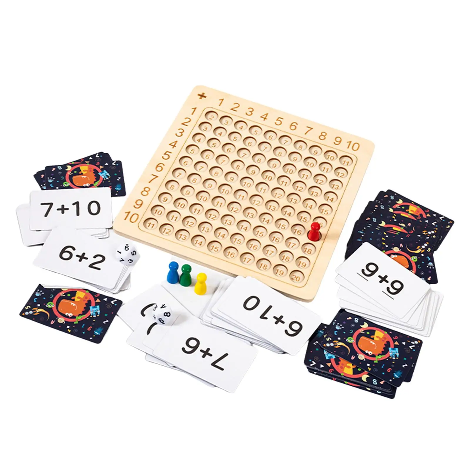 Wooden Multiplication Board Gifts Thinking Game Parent Child Interactive Toys Early Learning Toys Educational Toys