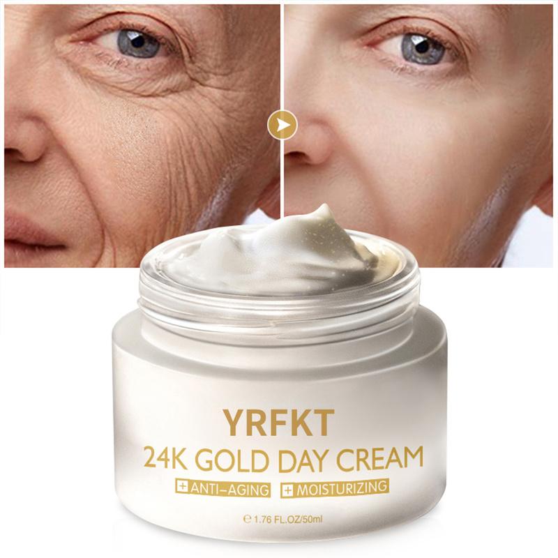 Best of 24K Gold Day Cream Powerful Anti Wrinkle Anti-Aging Lift Firming Whitening Brightening Moisturizing Beauty Health Face Skin Care Reviews & Tips