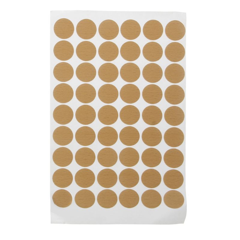 Description Picture 4 of item54 Pcs Cabinet Wardrobe Screw Hole Stickers Self Adhesive Screw Cap Covers Dustproof Sticker for Wooden Furniture