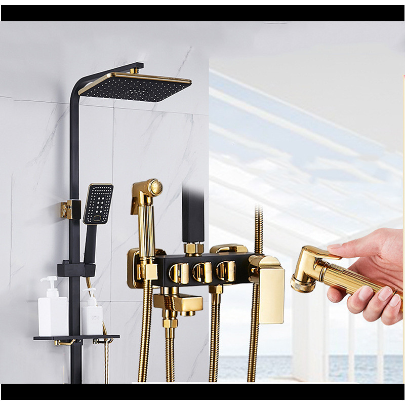 Description Picture 2 of itemBathroom Shower System Pressurized Shower Head Bathroom Luxury Shower Faucet Set